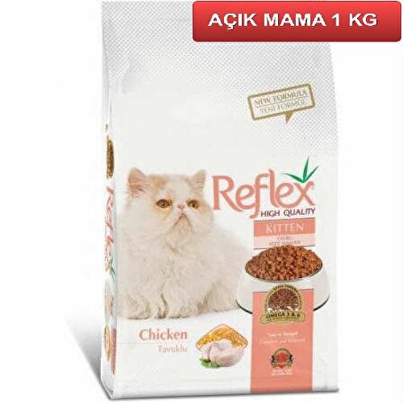 Reflex Kitten Tavuklu Yavru Kedi Maması 1 kg AÇIK