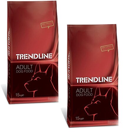 Trendline Plus Kuzu Etli Yetişkin Yaş Köpek Maması 2x15 kg