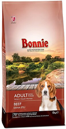 Bonnie Biftekli Küçük Irk Yetişkin Kuru Köpek Maması 15 kg