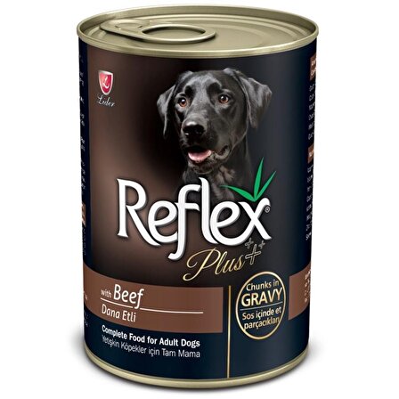 Reflex Plus Biftekli Et Parçacıklı Köpek Konservesesi 400 Gr