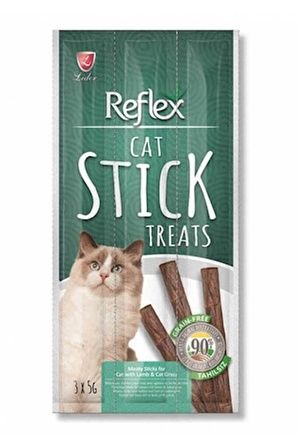 Reflex Kuzu Etli Çubuk Yetişkin Kedi Ödülü 3x5 g 