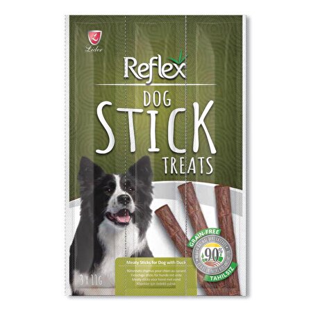 Reflex Stick Ördekli Köpek Ödül Çubukları Köpek Ödülü 3x11 Gr