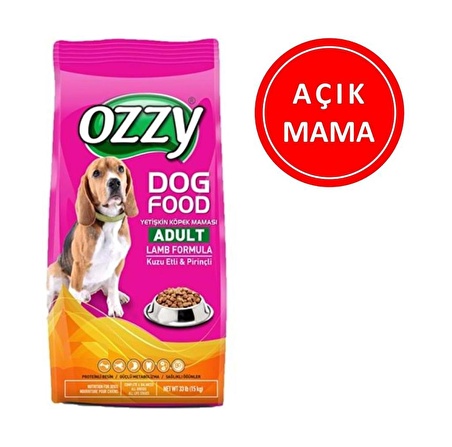 Ozzy Kuzu Etli Yetişkin Köpek Maması 1 Kg AÇIK