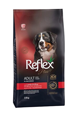 Reflex Plus Orta ve Büyük Irk Kuzu Etli 18 kg Yetişkin Köpek Maması
