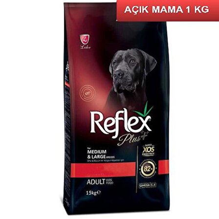 Reflex Plus Kısırlaştırılmış Köpek ve Light Kilo Kontrol Maması 1 Kg AÇIK
