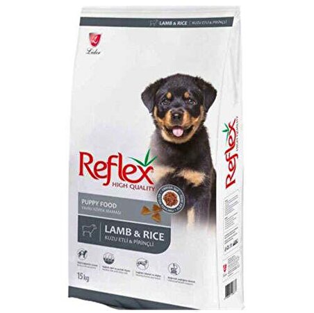 Reflex Puppy Kuzu Etli Pirinçli 15 kg Yavru Köpek Maması