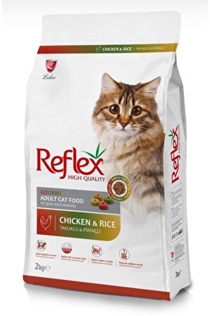 REFLEX ADULT CAT 32/14 CHICKEN&RICE MULTICOLOR 2 KG