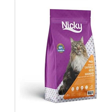 Nicky Tavuklu Kedi Maması 15KG
