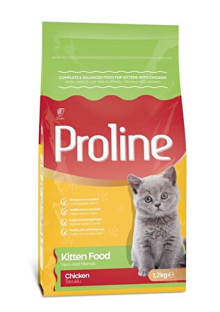 Proline Kitten Tavuklu Yavru Kedi Maması 1.2 Kg