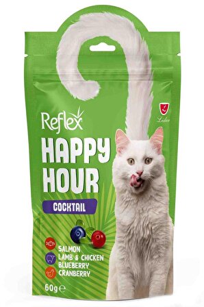 Reflex Happy Hour Tam Destek Karışık Kedi Ödül 60 Gr