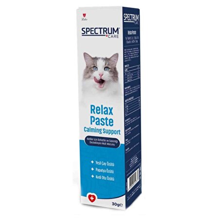 Spectrum Relax Paste Kediler için Rahatlık ve Sakinlik Malt Macunu 30 gr