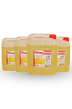 ITM Clean Fresh Yüzey Temizleyici Sarı Gül Esintisi 5 L - 4 Lü Paket