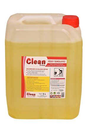 ITM Clean Fresh Yüzey Temizleyici Sarı Gül Esintisi 5 L