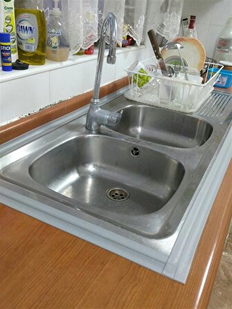 Gri Su Sızdırmaz Banyo Mutfak Lavabo Küvet İzolasyon Şerit Bant (4251)