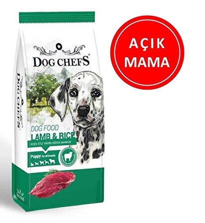 Dog Chefs Kuzu Etli Yavru Köpek Maması 1 Kg AÇIK