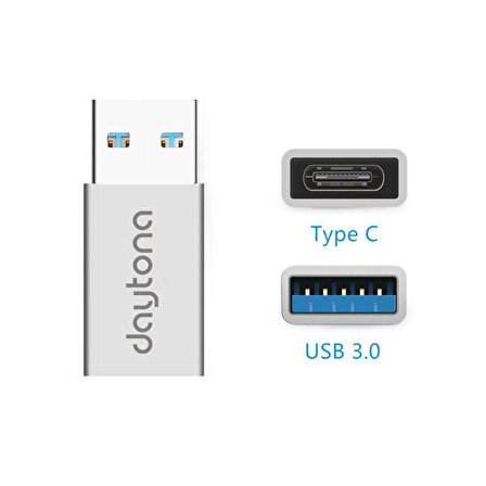 DAYTONA ADS-613 USB 3.1=-TYPE-C 10 Gbps GEN2  ÇEVİ
