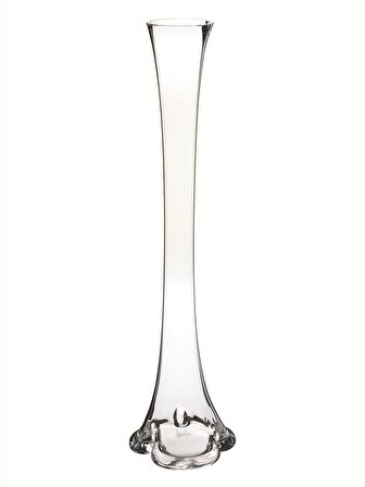 Fil Ayağı Vazo Cam Vazo 80cm İnce Belli Vazo