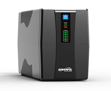 Powerful SLE-850 850VA (800VA) 480W Line Interactive UPS Kesintisiz Güç Kaynağı