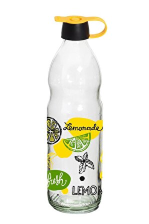 1 lt Lemonade Desenli Boğumlu Su Şişesi