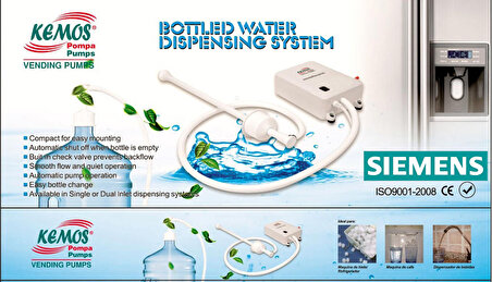SİEMENS Flojet Buzdolabı, Sebil ve Su Pompası (Bottled Water Dispensing System)