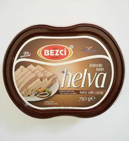 Bezci %100 Natural Kakaolu Kutu Helva 750 gr