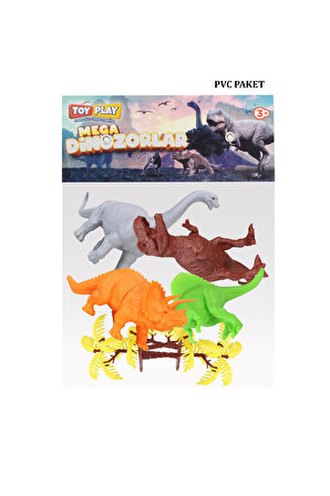 Toy Play 6 Parça Dinozor Figür Seti 14-18 cm SKU713 