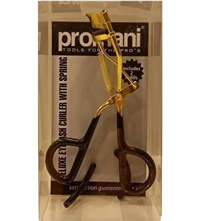 Promani PR-812 Yaylı ve 2 Yedek Lastikli Kirpik Kıvırıcı