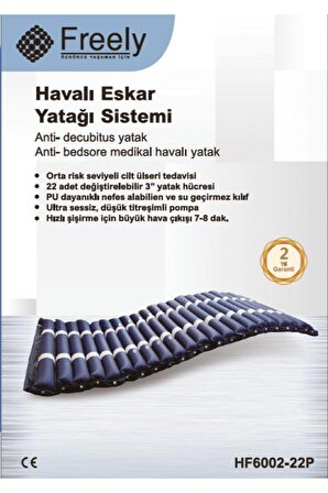 FREELY HAVALI YATAK HF6002-22 BORU TIP YENİ 3"