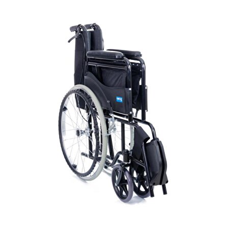Comfort Plus DM809E Siyah Kumaş Standart Tekerlekli Sandalye