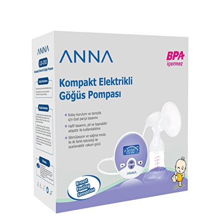 Anna Kompakt Tekli Elektrikli Göğüs Pompası