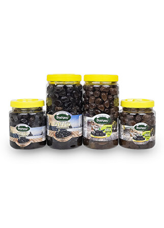 Dalgıç Çanakkale Siyah Sele Zeytin 1 kg 