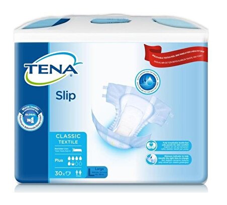 Tena Classic 5.5 Damla Hasta Bezi 30 Adet Large Tekstil Yüzey