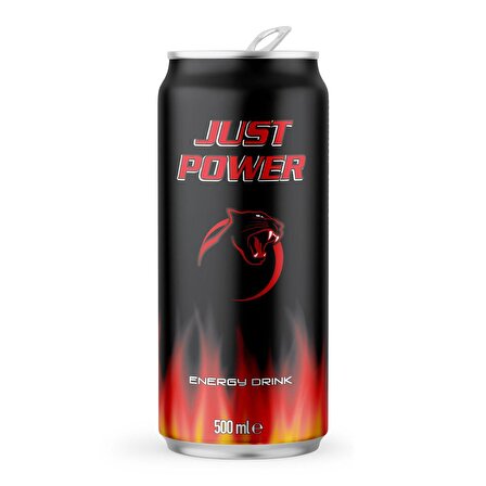 Just Power Energy Drink 500 ml 24 Adet Enerji İçeceği