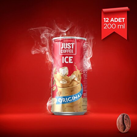 Just Coffee Ice Coffee Original 12 x 200 ml Hazır Soğuk Kahve