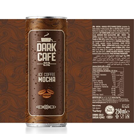 Dark Mocha 250 ml 12'li Paket 