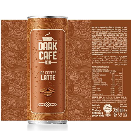 Dark Latte 250 ml 12'li Teneke 