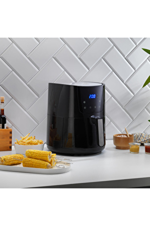 Thermochef Dijital Airfryer/sıcak Hava Fritözü-siyah