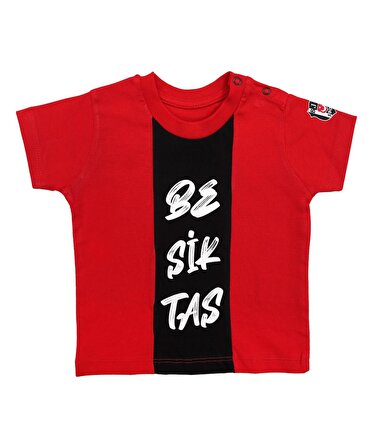 Beşiktaş Orijinal Kırmızı Bebek T-Shirt Hediyelik Ahşap Kutulu