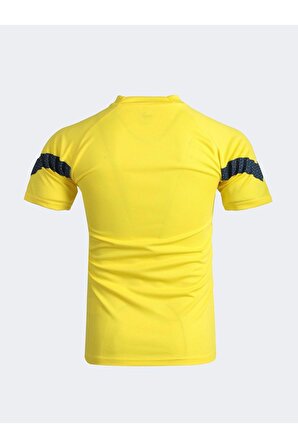 Fenerbahçe Orijinal Puma V Yaka Sarı Hoca Antrenman T-Shirt + Bileklik Set Özel Ahşap Ku