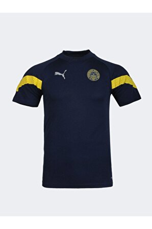 Fenerbahçe Orijinal Puma Lacivert Çocuk T-Shirt + Bileklik Set Özel Ahşap Kutulu