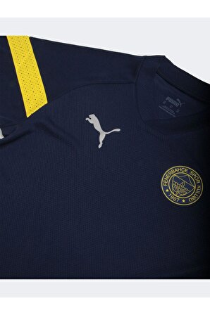 Fenerbahçe Orijinal Puma Lacivert Çocuk T-Shirt + Bileklik Set Özel Ahşap Kutulu
