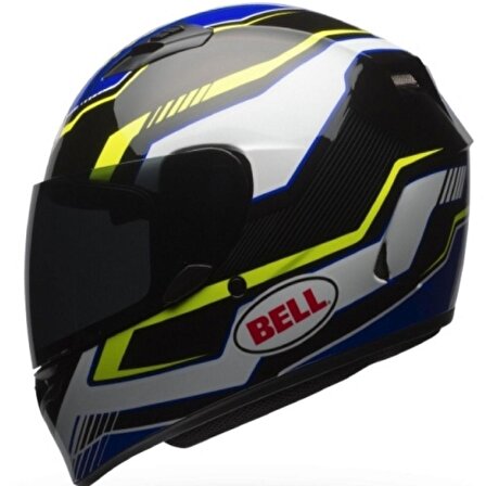 Bell Ps Qualifier Torque Blue/Yellow Full Face Motosiklet Kaski