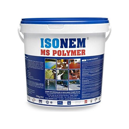 Isonem Ms Polymer Su Yalıtım Kaplaması Beyaz 18Kg