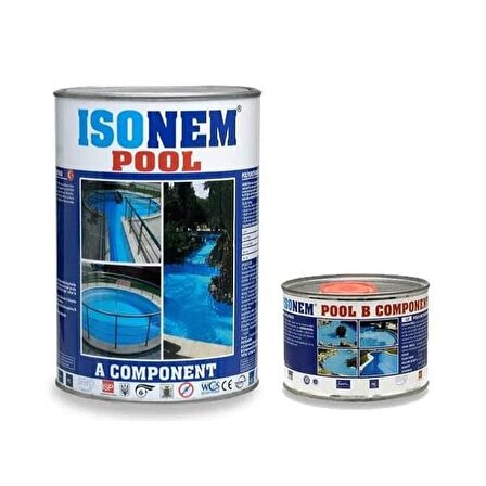 Isonem Pool İki Bileşenli Havuz Boyası Mavi 4,5Kg 