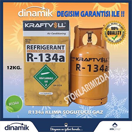 KLIMA GAZI 12KG R134 A DEPOZITOLU YENIDEN DOLDURABILIR - KRAFTVOLL 19017008