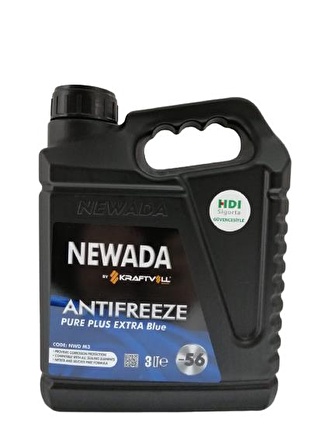 NEWADA ANTİFRİZ KONSANTRE MAVİ -56C 3LT Ü.T:16/11/2021 (HDI SİGORTA GÜVENCESİYLE)