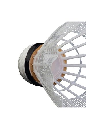 Orta Hız Sevenler İçin Pratik Kutusunda 6 Adet Mantar Kafa Deluxe Badminton Topu