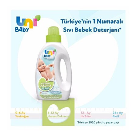 Uni Baby Hassas Dokunuş Sıvı Çamaşır Deterjanı 1500Ml