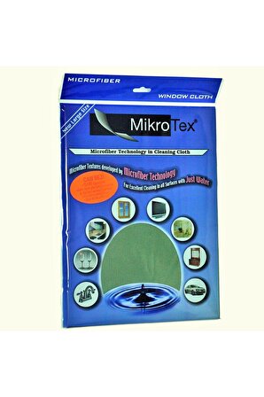 Ponitex (1 Adet) Mikrotex Mikrofiber Cam Bezi Ve Temizlik Bezi 40x50 cm. Yeşil