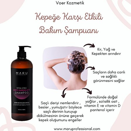 Maru Kepek Önleyici Canlandırıcı Şampuan 400 ml